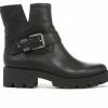Outlet 🔥 Women's Zodiac Miller Moto Booties Black Leather 🔔