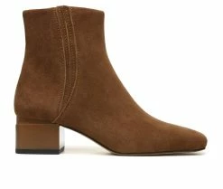 Best deal ⌛ Women's Franco Sarto Waxtona Booties Chocolate 🤩