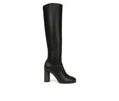 Hot Sale 🤩 Women's Franco Sarto Cindy Tall Knee High Heeled 🥾 Boots Black 💯