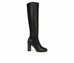 Buy 🔥 Women's Franco Sarto Cindy Tall Wide Calf Knee High Heeled 🥾 Boots Black ⌛