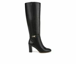 Outlet ⭐ Women's Franco Sarto Palermo Knee High Heeled 🥾 Boots Black 🎁