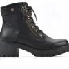 Best deal ✨ Women's White Mountain Reggie Lace Up Booties Black 😀