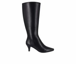 Coupon ✨ Women's Impo Namora Wide Width & Wide Calf Knee High 🥾 Boots Black Suedy WC 🛒
