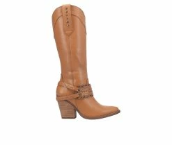 Best Sale ⌛ Women's Dingo Boot Masquerade Western 🥾 Boots Camel ✨