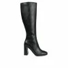 Hot Sale ✔️ Women's Journee Collection Karima Extra Wide Calf Knee High 🥾 Boots Black 🔔