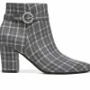 Brand new ✨ Women's LifeStride Sparkle Booties Charcoal Plaid 🌟