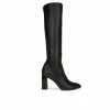 Promo 🛒 Women's Franco Sarto Katherine Knee High 🥾 Boots Black 😉