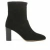 Wholesale 🔥 Women's Franco Sarto Pia Heeled Booties Black Suede 👏
