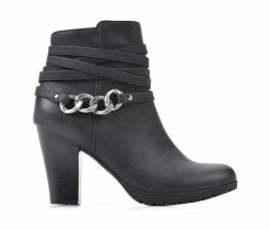 Best reviews of 🥰 Women's White Mountain Samuel Heeled Booties Black Suede 🧨