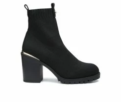 Cheapest π Women's London Rag Medusa Block Heel Booties Black π 7 Cheapest π Women's London Rag Medusa Block Heel Booties Black π -Journee shop 1 1163