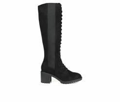 Best Pirce 🧨 Women's Journee Collection Jenicca Extra Wide Calf Knee High 🥾 Boots Black 💯