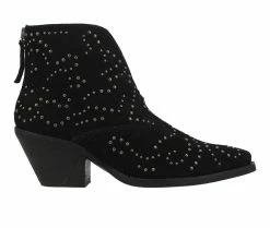 Coupon 🧨 Women's Dingo Boot Denim N Diamonds Western 🥾 Boots Black 🎁