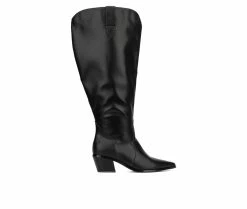 Cheap 👍 Women's Fashion To Figure Mariana XWC Knee High 🥾 Boots Black Wide 😍