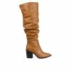 Best Pirce 🌟 Women's Journee Collection Pia Over-The-Knee 🥾 Boots Tan 💯