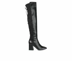 Buy 🧨 Women's Journee Collection Valorie Extra Wide Calf Over-The-Knee 🥾 Boots Croco 😀