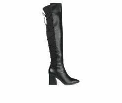 Best Sale 🔥 Women's Journee Collection Valorie Wide Calf Over-The-Knee 🥾 Boots Croco ✔️