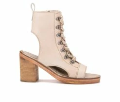 Flash Sale 🛒 Women's Vintage Foundry Co Odette Heeled Booties Off White ✨