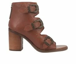 Brand new 🤩 Women's Dingo Boot Ziggy Western 🩴 Sandal Booties Tan ❤️
