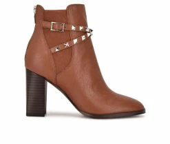 Flash Sale 😀 Women's Nine West Donda Booties Brown 😉