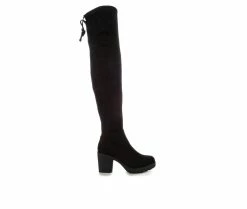 Budget π― Women's Zigi Soho Isla Knee High π₯Ύ Boots Black π