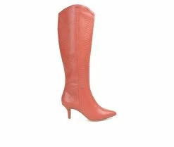 Best deal ✨ Women's Journee Collection Estrella Wide Calf Knee High 🥾 Boots Clay 😉
