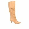Flash Sale 🎉 Women's Journee Collection Kaavia Extra Wide Calf Knee High 🥾 Boots Tan 😀
