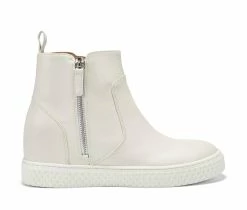 Brand new 😉 Women's Aerosoles Zilla Wedge 👟 Sneaker 🥾 Boots Off White 🤩