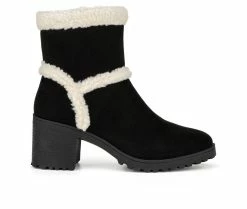 New ✨ Women's Olivia Miller Andrea Winter Booties Black 👍