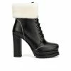 Best Sale 😉 Women's Torgeis Pearl Platform Lace-Up 🥾 Boots Black 🥰
