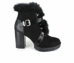 Coupon 🎉 Women's XOXO Raelee Winter Booties Black 🔔
