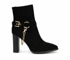 Wholesale 🤩 Women's New York And Company Fallon Booties Black 😉