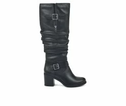 Cheapest 🥰 Women's White Mountain Desirable Knee High 🥾 Boots Black ⭐