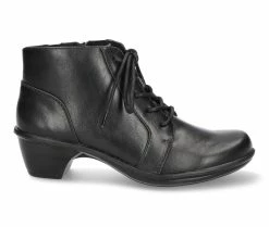 Flash Sale 🤩 Women's Easy Street Zelene Lace-Up Booties Black WW 🔥