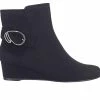 Best Pirce 💯 Women's Impo Gabriana Wedge Booties Black 🎉