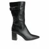 Flash Sale 😉 Women's Journee Collection Wilo Wide Calf Mid 🥾 Boots Black 🥰