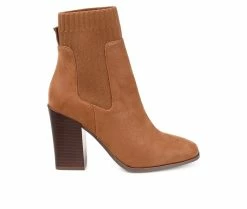 Cheapest ❤️ Women's Journee Collection Adalia Booties Cognac 💯