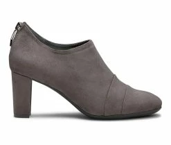 Coupon 🌟 Women's Aerosoles Sixth Ave Booties Grey Fabric 😍