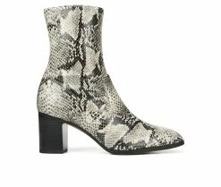 Top 10 🎁 Women's Franco Sarto Indigo Stretch Booties Snake 🎁