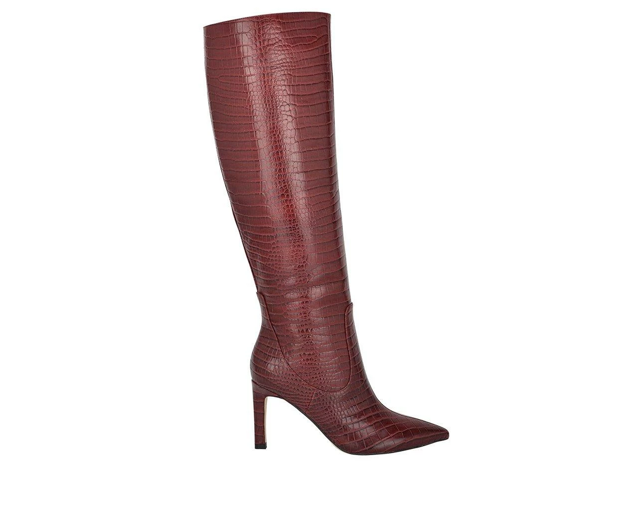Cheapest β¨ Women's Nine West Maxim Stiletto Knee High π₯Ύ Boots Red Croco Lea π 1 Cheapest β¨ Women's Nine West Maxim Stiletto Knee High π₯Ύ Boots Red Croco Lea π