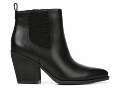Outlet 👏 Women's Soul Naturalizer Micah Booties Black Smooth 🔥
