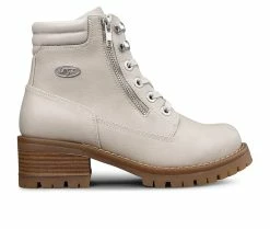 Best reviews of ⌛ Women's Lugz Flirt Hi Zip Lugged Lace-Up 🥾 Boots Nimbus/Gum 🥰
