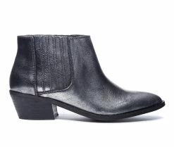 Top 10 π Women's Chinese Laundry Farrah Chelsea π₯Ύ Boots Silver Met π₯°