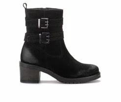 Buy 👍 Women's Vintage Foundry Co Charmaine Moto 🥾 Boots Black ⭐