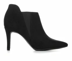 Buy 🤩 Women's Me Too Elisha Heeled Booties Black 🤩
