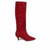 Coupon ✨ Women's Journee Collection Vellia Wide Calf Knee High 🥾 Boots Wine ✔️