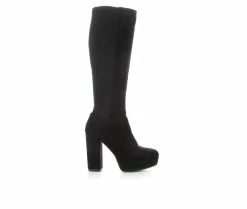 Promo 🥰 Women's Y-Not Legal Knee High 🥾 Boots Black 😉