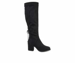 Promo 🛒 Women's Journee Collection Leeda Knee High 🥾 Boots Black 🎁