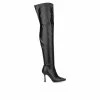 Best deal ⭐ Women's New York And Company Natalia Over The Knee 🥾 Boots Black PU 🌟