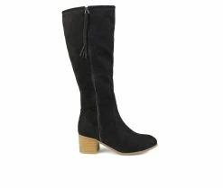 Deals 😉 Women's Journee Collection Sanora Knee High 🥾 Boots Black ✔️