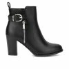 Outlet 🔔 Women's New York And Company Angie 2 Heeled Booties Black ✨